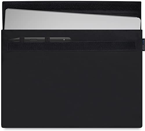Adore June 13 Pulgadas Classic Negro Funda Compatible con Surface Pro 8 y Surface Pro X 2021; Soporte para Surface Pen