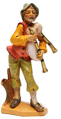 Holyart Mann mit Dudelsack für 16 cm Krippe