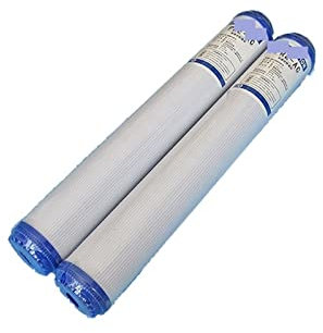 Mehrstufiger Umkehrosmose-Wasserfilter, 20 Zoll Wasserfilter Filter Udf/Gac Granulat Aktivkohle 5 Microntaste/Odor Carbon Wasserfilter for Umkehrosmose mit auslaufsicherem, Geeignet für Haus, Firma