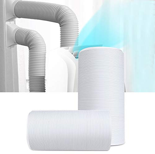 Tubo Flessibile Estensibile per Aria Condizionata, Sostituzione del Condizionatore Portatile in Plastica per Stufe a Gas Estenuanti (Diametro 15 cm*2 M)