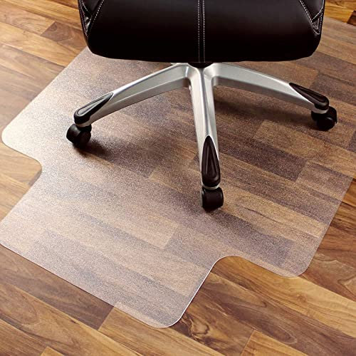 LVYUDS PVC Forma Convexa Protector Suelo Silla Ruedas Impermeable Alfombra Silla Escritorio Insonorizada Protege el Suelo Piso Estudio
