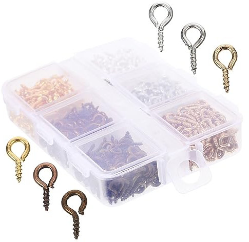 HAWILLOSCH Tornillos Para Ganchos De Material De Bricolaje Para Joyería Duraderos y Prácticos