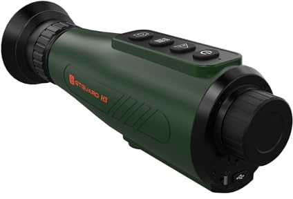 384x288 (AI Super Resolution) H3 Thermal Imaging Monocular 0.32 Micro-OLED Display Thermal Monocular for Hunting 12H Night Vision Monoculars with Wi-Fi Hotspot/Sta.