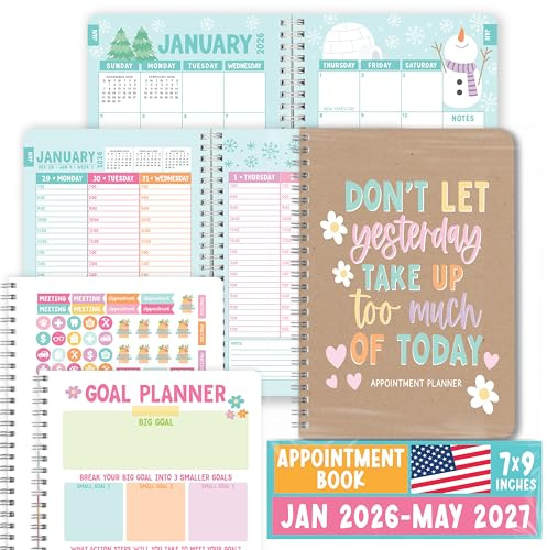 Hourly Appointment Book 2026-2027 - Appt Book 2026, Hourly Daily Weekly Monthly 2026 Appointment Planner, Schedule Planner, Scheduling Books, Appointments Calendar Home Office Business