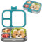 VITONIS Edelstahl Brotdose Kinder,Metal Bento Lunch Box Kinder Auslaufsicher Brotdose Kids mit 3 Fächern und Dichtring,Lunchboxen für die Visualisierung
