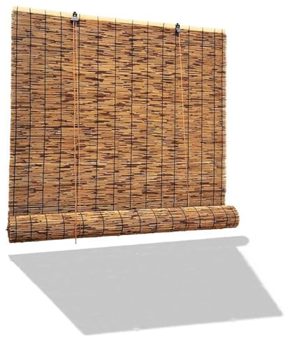 Tenda A Pacchetto In Bambù Tenda A Rullo In Bambù Per Patio Esterno Tende Da Esterno Resistenti Alle Intemperie Cortina Impermeabili Per Balcone Giardino(90x220cm)