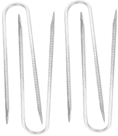 HANABASS 4stücke Trampolin-verankerungsset Mit U-förmiger Bodennägel Aus Gartenpflöcke Für Rasenbefestigung Zeltnägel Gartennägel Bodanker Für Schaukeln Und Planen