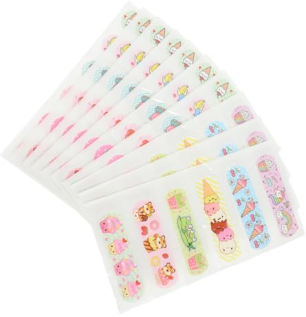 VALICLUD 60piezas Vendaje Transpirable Para Heridas Parches Adhesivos Para Cuidado De Heridas Adultos Uso Para Acampar y Exteriores