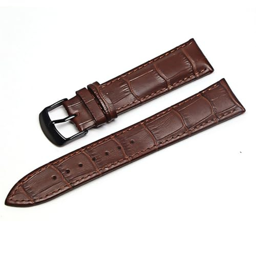 YONGNAGUI NASUNJIA klockarmband äkta läderremmar klockarmband 12 mm 18 mm 20 mm 22 mm klocktillbehör lämpliga för DW-klockor Galaxy Watch Gear S3, 14mm