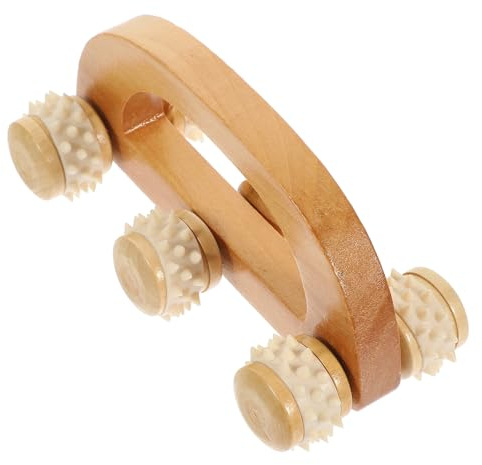Yardwe Manuelles Massagegerät zur Stresslinderung und Muskelschmerzlinderung Handmassagerolle für Gesicht und Beine für Reisen und Urlaub