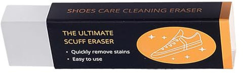 QUXVUIS Pulizia delle scarpe Cancella viaggi convenienti Regalo Allenatore pratico Pulitore per blocchi di gomma Soluzione di decontaminazione portatile, Chiaro, 7.4x2.45x1.45 cm