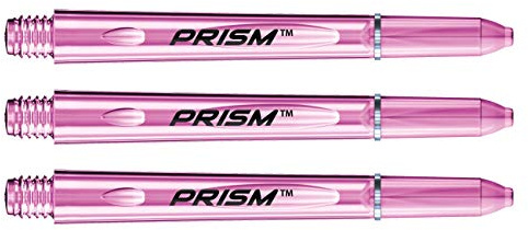 WINMAU Prism 1.0 Rosa Medium Polycarbonate Dart Stems - 1 Sätze pro Packung (3 Schäfte insgesamt)