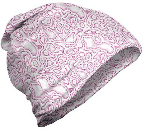 ABAKUHAUS Imprimer Snakeskin Bonnet Unisexe, Animal Sauvage Girly, Randonnée en Extérieur, Lilas foncé Magenta