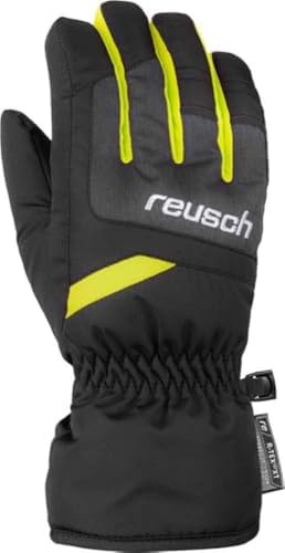 Reusch Barn Bennet R-Tex Xt handskar, svart/blå/gul, 4,5