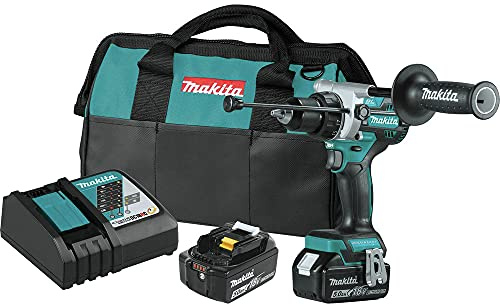 Makita XPH14T 18V LXT® Lithium-Ion Brushless Cordless 1/2 Hammer Driver-Drill Kit (5.0Ah)