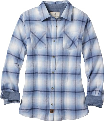 Legendary Whitetails Womens Flannel Long Sleeve 100% Cotton Button Up Shirt