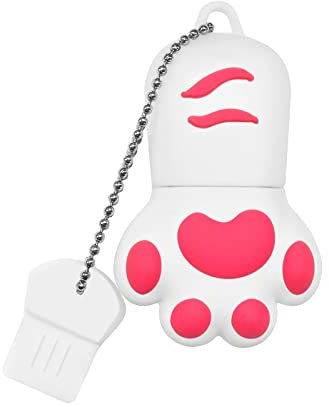 Clé USB 64 Go pour Cadeau,Cle USB Grande Capacité, Pendrives Portable Memory Stick pour Les Fichiers de Musique et de Photos Lecteur USB Rapide avec Voiture Ordinateur TV Autoradio - Blanc