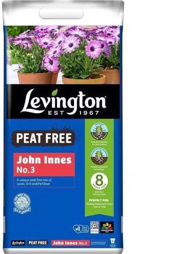 Levington Peat Free John Innes No3 Compost - 10L
