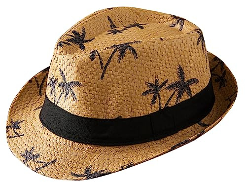 Maeau Strohhut Kinder Jungen Mädchen Panamahut Khaki Sonnenhut Kleinkind Uv Schutz 1 2 3 Jahre Jazz Hut Kurze Krempe Cowboyhhut Stroh Mütze Strand Sommermütze Baby Fedora Trilby Hut Pork Pie Sommer