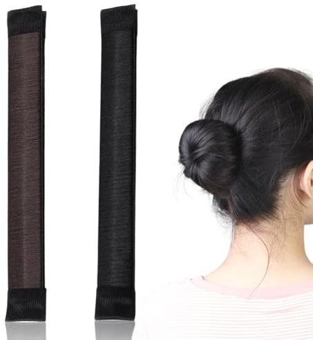 ZXUPOI 2 Pcs Hair Bun Maker Hair Bun Styling Moño Magico Donas Para El Cabello Accesorios para Bandas Para el Cabello Moño de Pelo Mágico French Twist Para Mujeres Niñas Hacer Moños Pelo