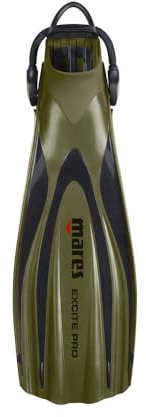 Mares Tauchflosse Excite Pro (XS (TG. 34/36), Olivgrün)