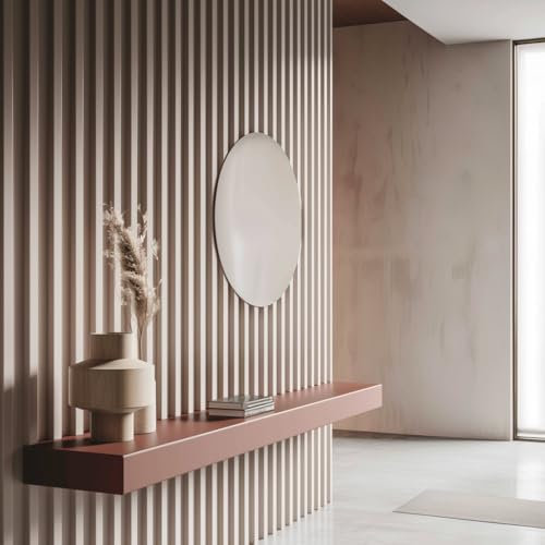 MDF Wall Slat/Strip Panel - MDF Pre-Primed Slatwall panel/Panelling - Slatted Wall Panels - Paintable 1190mm x 240mm x 18mm