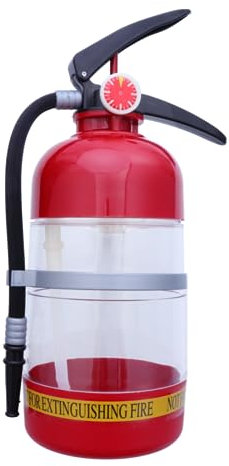 FELTECHELECTR Fire Extinguisher Beer Dispenser 1500ml Beverage Liquid Dispenser Novelty Cocktail Wine Pump for Parties and Home Use