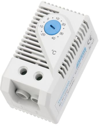 QUARKZMAN Termostato a Interruttore Meccanico KTS011 Controller di Temperatura per Armadi -20-40°C Regolabile Normalmente Aperto (N.O) Interruttore di Controllo di Temperatura