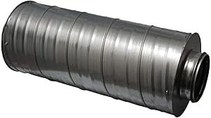 Rohrschalldämpfer Schalldämpfer Lüftung DN 100 mm, 100 Dämmung 300 Lang