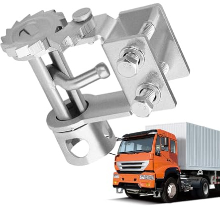 Stake Pocket Winch Iron Rope - Tie Down Tightener | Heavy Duty Track Sliding Winchs For Flatbed Trailer Trucks Car Cargo | Secure Load Binder Transport Equipment Hauling Accessory