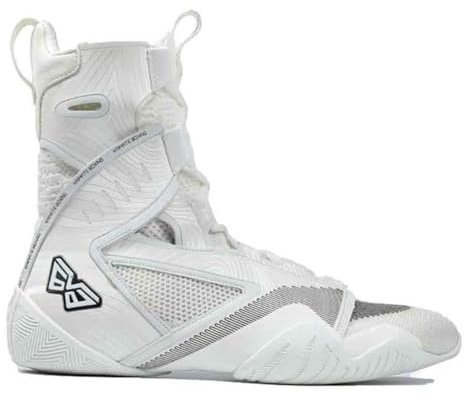 FJJLOVE Chaussures De Boxe pour Hommes Légères, Respirantes, À Tige Haute, Chaussures De Sport De Combat, Confortables pour L'entraînement De Kickboxing.