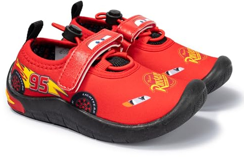 Disney Pixar Cars Water Shoes for Toddlers, Red, Size 13 Little Kid / 1 Big Kid