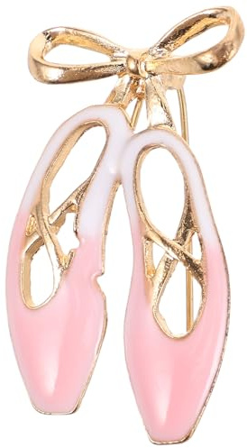 Ciieeo Broche de Ballet para Mujer en Aleación de Zinc Color Rosa Diseño Único y Efecto Decorativo Versátil, Adecuado para Regalos y Accesorios en Bolsos