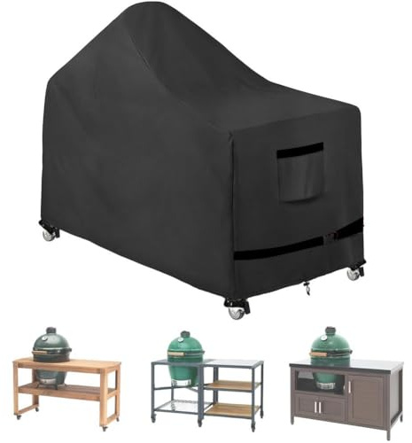 Housse de barbecue XL Green Egg - Imperméable - Convient pour les barbecues métalliques KAMADO - Avec cordon de serrage - Protège de la pluie, du vent et des rayons UV