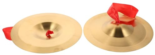 Platillos de Mano Pequeños de Aleación para Adultos y Niños, Dorado