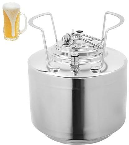 Mini kullåsknappsystem, 1,6 gallon ölbryggningskruka med snabbkopplingssats för effektiv bryggning av öl, drycker, soppor och cider