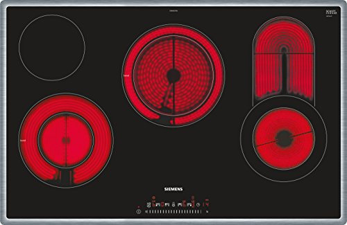Siemens ET845FCP1D iQ300 Elektrokochfeld / 4 Heizelemente / 79.5 cm / TouchSlider / Kindersicherung / Glaskeramik 79.5 centimeters