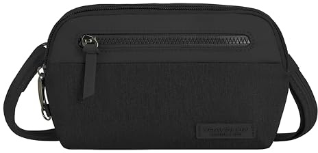 Travelon Metro convertible antirrobo SM, negro, 8.25 x 5.25 x 2, Negro -, 8.25 x 5.25 x 2, Antirrobo Metro Convertible Sm.