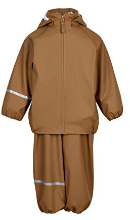 Celavi Unisex Kinder Basic -Pu Rainwear Set, Rubber, 110 EU