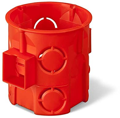 Unterputzdose 60mm tief rot PK-60 0285-00 /60St./Elektro-plast Aufleger 5901752632134