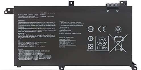 ASKC B31N1732 Laptop Battery for ASUS VivoBook S14 S430FA S430FN S430UA S430UF S430UN S430FA-EB021T S430UA-EB015T X430FA X430FN X430UF X430UN K430FA K430FN K430UF R430FA R430FN 11.52V 42Wh