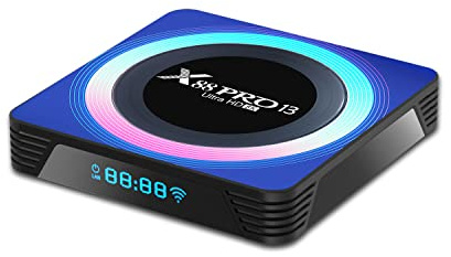 AMITVA Android 13.0 TV Box [4G+64G] Smart TV Box RK3258 Quad-Core 64-bit Arm Cortex-A53 Supporto 8K 2.4/5.0Ghz WiFi BT4.0 100/1000M Ethernet Set Top Box HDMI 2.0 H.265,4gb+32gb