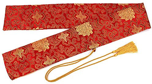 Kinesisk Kung Fu svärd väska, Silk Chinese Sword Bärväska Knivväska Katana Sword Japanese Samurai,E (Color : C)