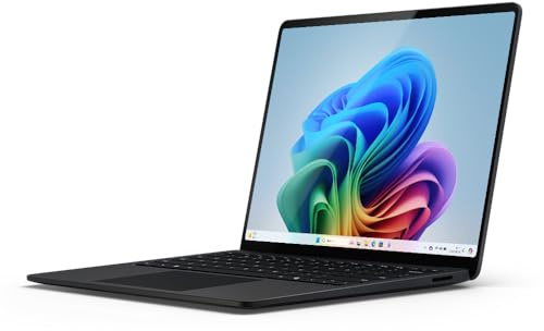 Microsoft Surface Laptop | Copilot+ PC | 15” Touchscreen | Snapdragon® X Elite (12 cores) | 16GB Memory | 512GB SSD | 2024 Model, 7th Edition | Black
