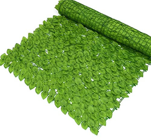 Screening künstlicher Blätter Künstlicher Laubschutz Kunststoff Sichtschutz Gartenzaun Sichtschutz Heckenwand Landschaftsbau Gartenzaun Balkon Sichtschutz LIFQFQDP240601(Color:,Size:50x300cm)