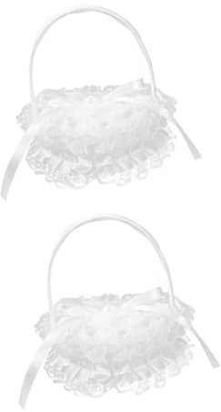 KOMBIUDA 2 Stücke Hochzeit Liefert Kissen Samt Box Hochzeit Fall Für Tag
