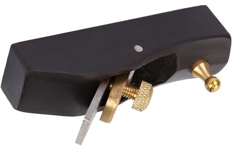 Holzbearbeitungshobel, Premium-Handhobel aus Ebenholz Zum Schneiden, Polieren, Entgraten mit 65-Mangan-Klinge, Feine Detailarbeit für Anfänger und Profis, für (80mm)