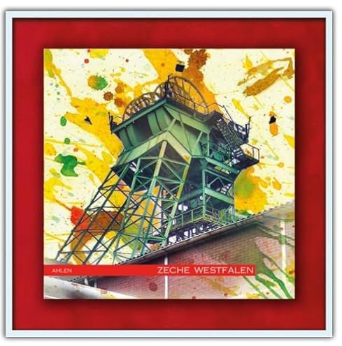 RAY - RAYcities - Ahlen - Zeche Westfalen 1 - Leinwand Bild als Galerie-Giclée-Druck auf Platte - mit Aluminiumrahmen - orig. handsigniert vom Künstler RAY