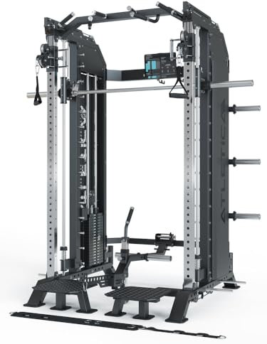 Atletica Hellraiser | Kraftstation PRO |Studioqualität | Inklusive Belt Squat Machine | Multipresse Counterbalanced | Edelstahl Komponenten | viele optionale Anbauteile