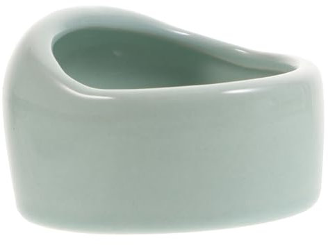SEWOART Hamster Ceramic Bowl Small Anti-tilt Chew-resistant Food Dish Blue Pet Supplies for Gerbil and Small Animals